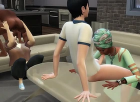 Lunch with Neighbor, Turns into a Swinging (Promo) XXX The Sims/ 3D Hentai
