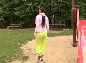 In its entirety To Pee In A Public Park, Young Girl Faces An Embarrassing Situation