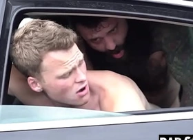 Step Daddy Fucks His Young Stepson in The Car - Markus Kage and Brent North