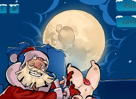 Christmas Eve in New Zealand urban area [Xmas Hentai PornPlay] Santa got stuck dimension delivering dildo toys