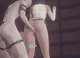 Genshin Impact Yaoi 3D - Venti Arcont analingus and Fingering (uncensored) - Japanese asian manga anime game porn gay sissy