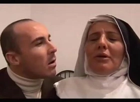 The italian nun slut does blowjob - il pompino della suora italiana milf