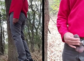 Alan Prasad shows THICK MONSTER DICK in forest. Desi old egg thick monster cock. Indian dude shows dick in junge