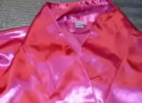 Frederick’s Of Hollywood Pink Satin Robe
