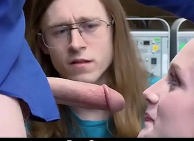 On edge Teen Agrees to Suck Mall Officer's Dick here Comport oneself of Her Boyfriend