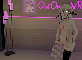 Horny Cat Girl Humps will not hear of Pillow until she Cums [intense Moaning, VRchat Erp, 3D Hentai] Preview