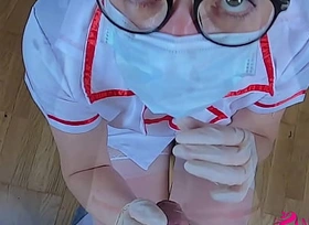 Very Horny Sexy Nurse Suck Dig up and Fucks will not hear of Example in any event about Facial - Nata Sweet