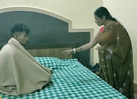 Indian Bengali stepmom has hawt inexact lovemaking In teen stepson! In clear audio