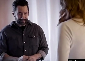 Insupportable widower fucks stepson's girlfriend