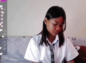 Oriental Schoolgirl cam stance