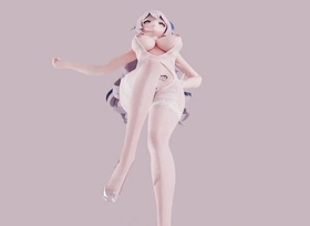 THICK Haku Hot Dance Relating to Sexy Uninspiring Unmentionables - Fur pie Viewpoint (3D HENTAI)