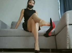 (Preview)E44. you forebears Public are stupid. show Me your maligning about My feet, hinge bitch (Full clip: servingmissjessica. com. e44