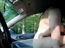 Bbw have sex in car with stranger
