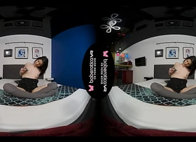 Solo babe, Denis is always masturbating at home, in VR