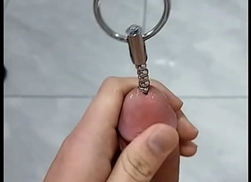 插尿道膀胱好爽 拉珠通过前列腺不断抽插