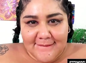 Latina SSBBW Crystal Blue Crushes His Dig up With Her Huge Chubby Ass