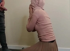 Beautiful arab muslim babe in hijab fucked by her husbands best friend to the fullest extent a finally praying
