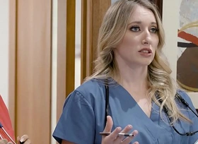 Girlsway Hot Greenhorn Nurse With Heavy Knockers Has A Wet Cum-hole Formation With Her Superior