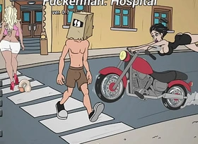 Fuckerman - Threesome in an Ambulance at Public Polyclinic